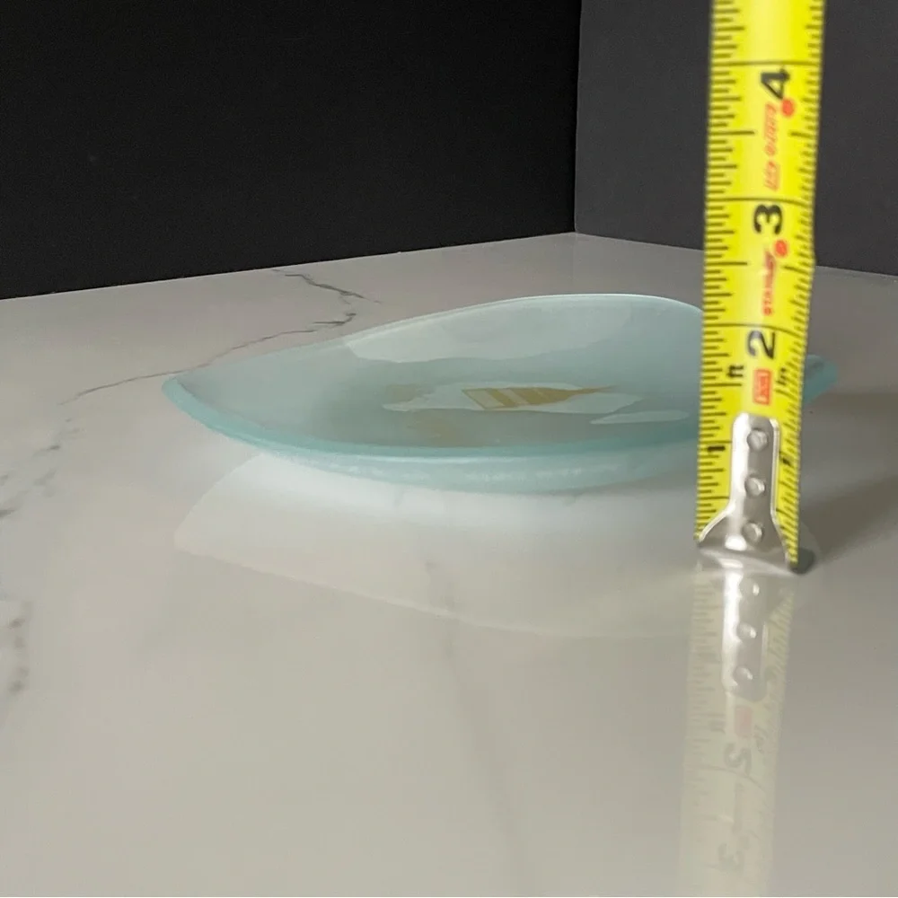 Annieglass frosted heart